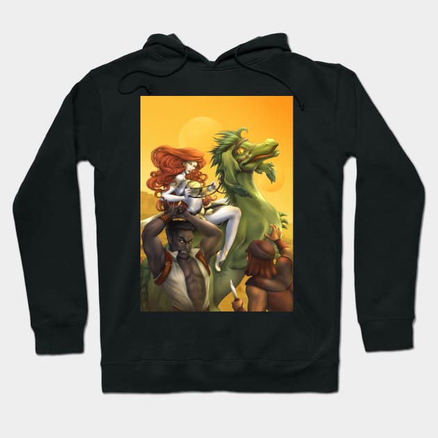 Queen of the Martian Catacombs Hoodie by cirsova